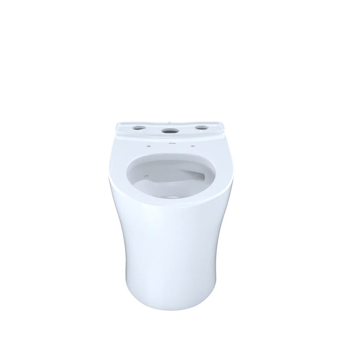 TOTO CT446CEFGN#01 AQUIA IV ELONGATED UNIVERSAL HEIGHT SKIRTED TOILET BOWL - COTTON WHITE
