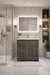 CLASSIC- 30" Solid wood Bathroom Vanity (6 COLORS AVAILABLE) With Quartz Countertop / Left Side Drawers - Construction Commodities Supply Inc.