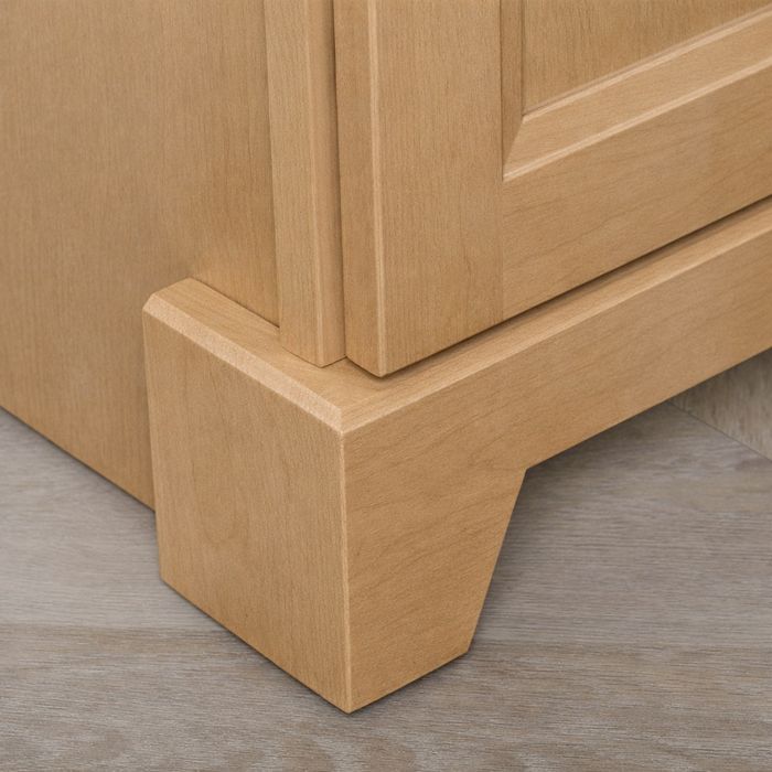 StoneWood - 30" Right Side Drawers Solid Wood Canadian Made Bathroom Vanity With Quartz Countertop