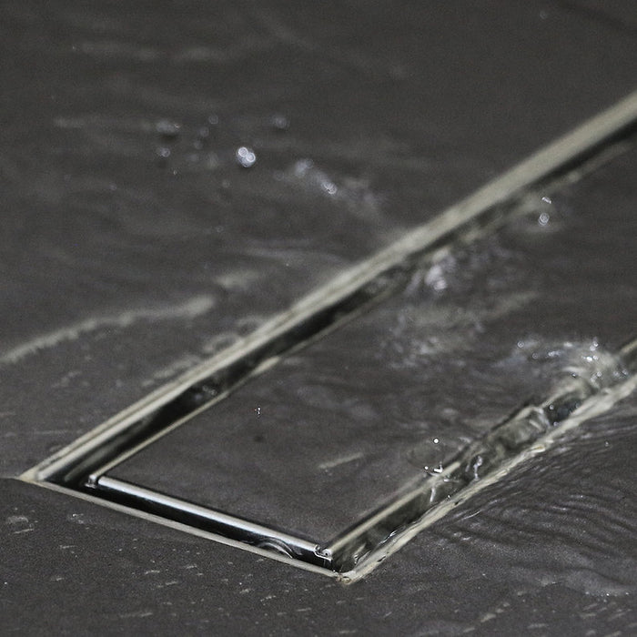 28" Dual Design, Reversible grate Linear drain (3 FINISH AVAILABLE)
