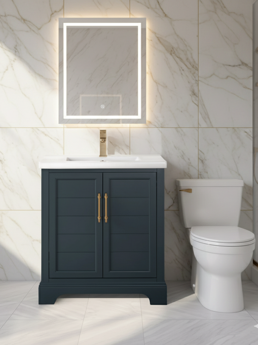 Modena , 30" x 18" Vintage Blue Freestanding Bathroom Vanity