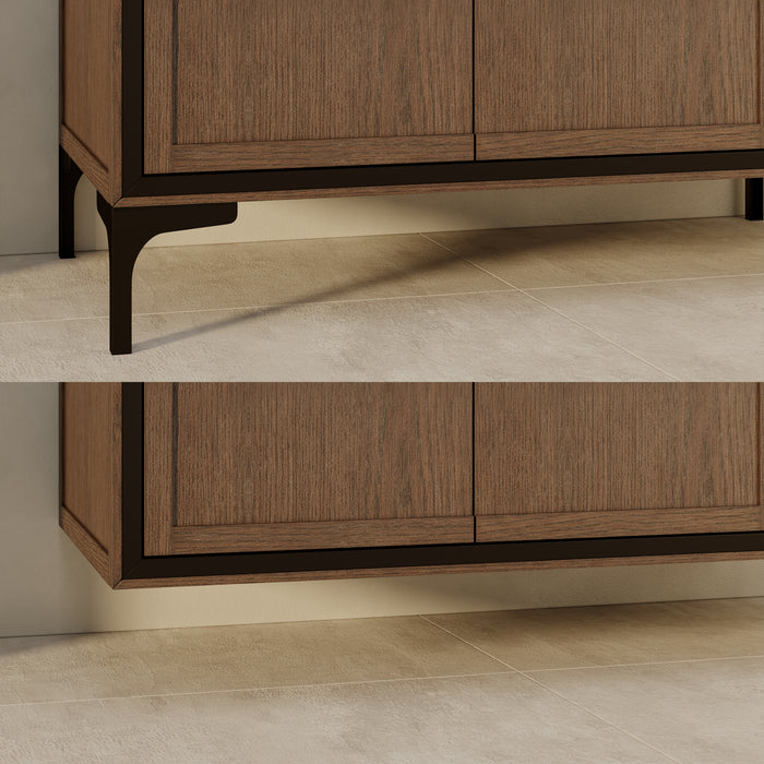 SOREN- 42" Jacobean Bathroom Vanity with Carrera Quartz countertop