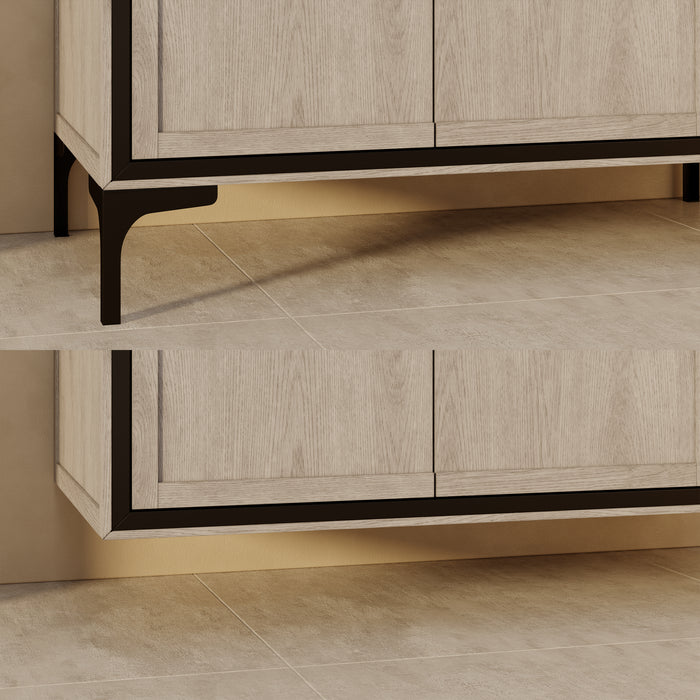 SOREN- 42" Silvered Grey Bathroom Vanity with Carrera Quartz countertop