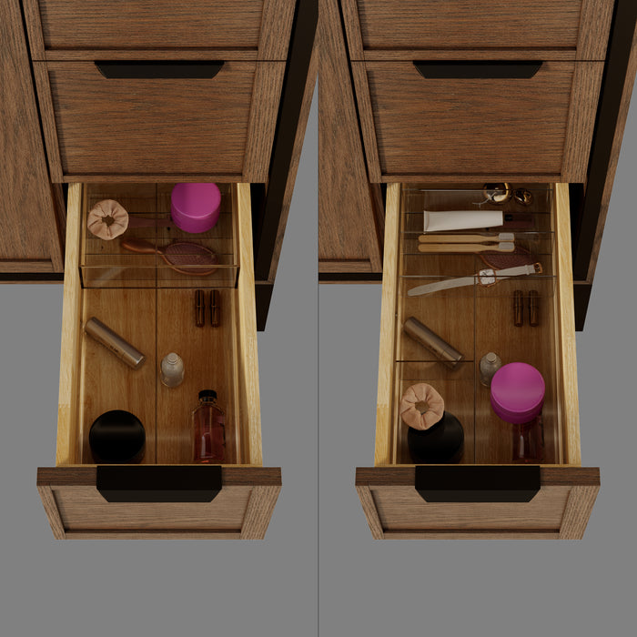 SOREN- 36" Jacobean Bathroom Vanity with Carrera Quartz countertop