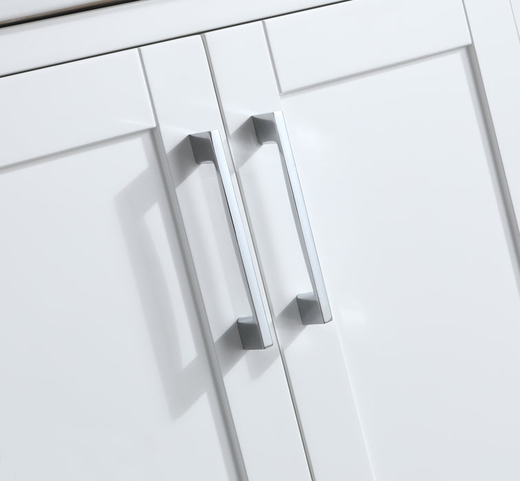 Rose- 24" x 18" White , Solid Wood Floor Standing Modern Bathroom Vanity