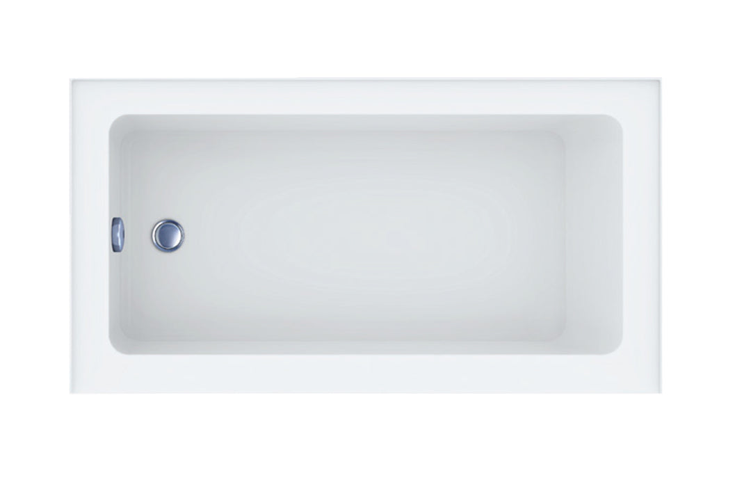 OCEANIA PURE 60" x 32" x 18", Skirted Bathtub Left Side Drain White ** PICK UP IN STORE ONLY **