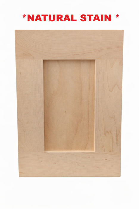 CANADIAN MAPLE - 30"  Left Side Drawers, Natural Stain Floor Standing Bathroom Vanity With Quartz Countertop - Construction Commodities Supply Inc.