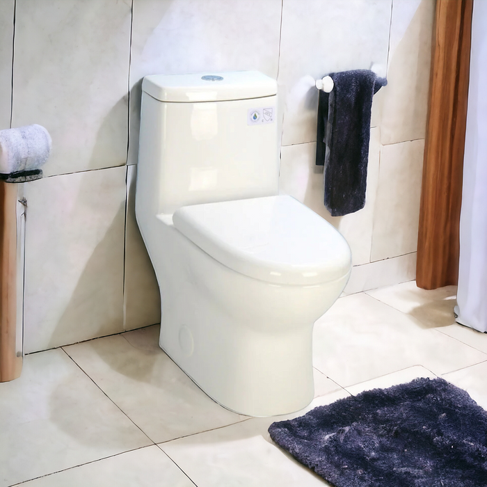 Como 1368 , One-Piece Dual-Flush Fully Concealed Seamless Toilet ** PICK UP IN STORE ONLY**