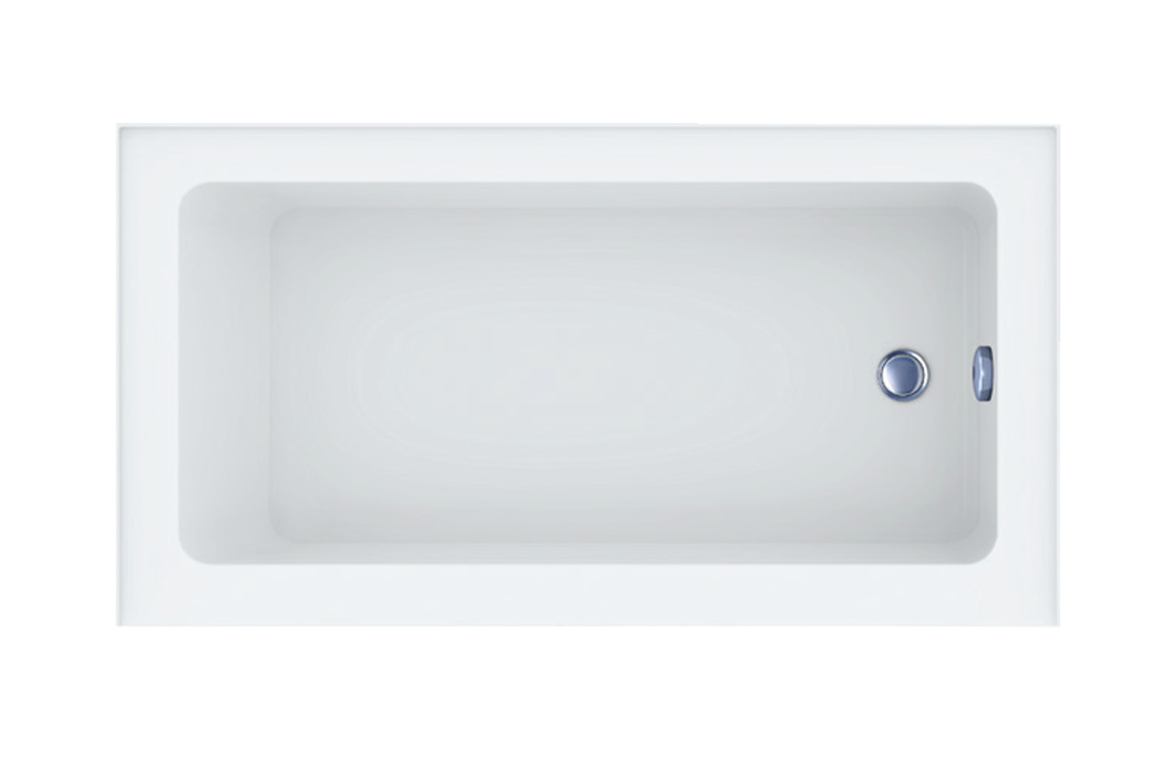 OCEANIA PURE 60" x 32" x 18", Skirted Bathtub Right Side Drain White ** PICK UP IN STORE ONLY **