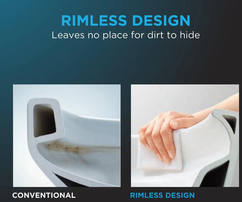 TOTO -  MS646124CEMFG#01 AQUIA IV ONE-PIECE ELONGATED DUAL FLUSH 1.28 AND 0.8 GPF UNIVERSAL HEIGHT, WASHLET+ READY TOILET WITH CEFIONTECT - COTTON WHITE ** PICK UP IN STORE ONLY **