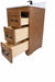 CANADIAN MAPLE - 30"  Right Side Drawers, Tuscan Calo stain  Floor Standing Bathroom Vanity With Quartz Countertop - Construction Commodities Supply Inc.