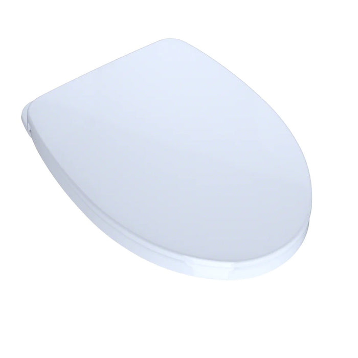 TOTO SS124#01 SOFTCLOSE NON SLAMMING SLOW CLOSE ELONGATED TOILET SEAT AND LID - COTTON WHITE
