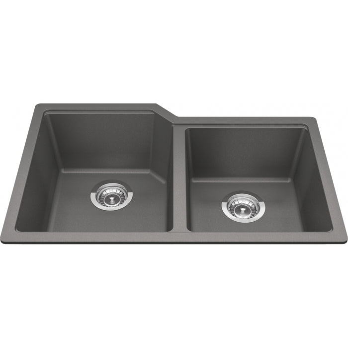 KINDRED - GRANITE Urban Undermount Double Sink 36Cab - MGC2031U-9