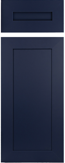 CABINETSMITH- 36" MARIN BLUE ,CANMORE, Bathroom Vanity With Quartz top, Left / Right hand drawers