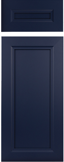 CABINETSMITH- 36" MARIN BLUE ,CANMORE, Bathroom Vanity With Quartz top, Left / Right hand drawers