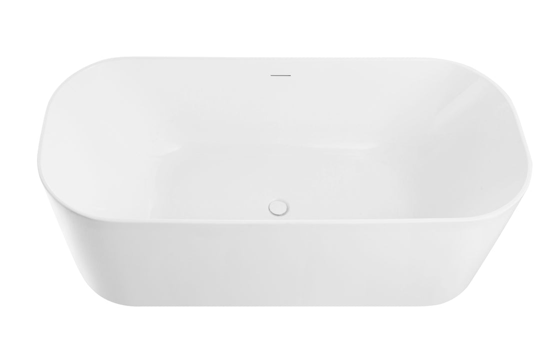 Aquaflo Purity -59" Freestanding Bathtub