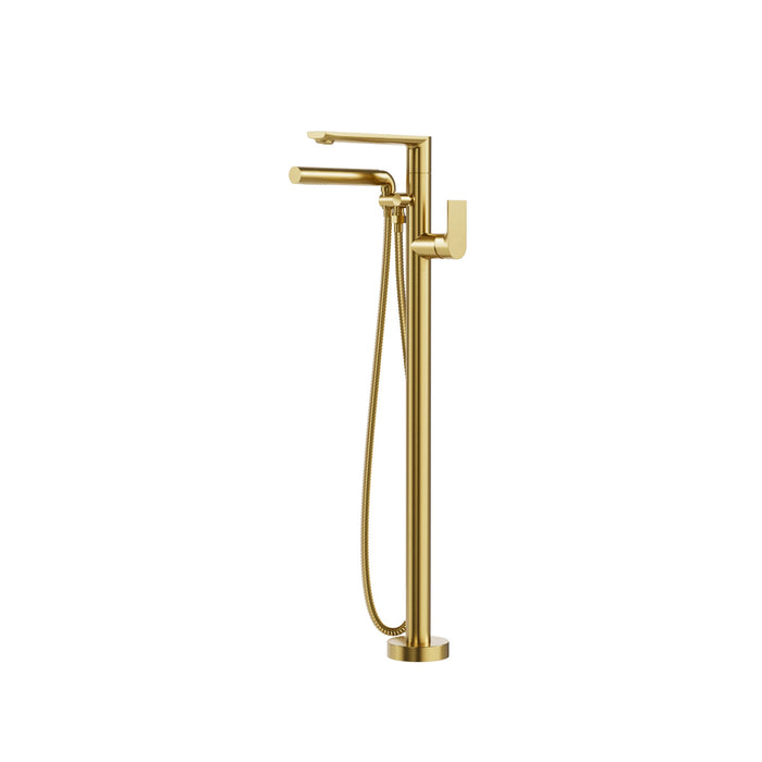 AQUABRASS -TMR Plus Floormount Tub Filler(4 FINISH AVAILABLE ) - Construction Commodities Supply Inc.