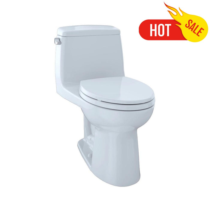 TOTO -  MS854114E#01 ECO ULTRAMAX® ONE-PIECE ELONGATED 1.28 GPF TOILET - COTTON WHITE ** PICK UP IN STORE ONLY **
