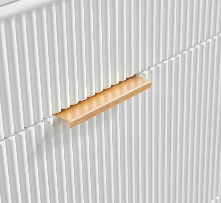 Aster - 36" White , Solid Wood Floor Standing Modern Bathroom Vanity with Quartz Top