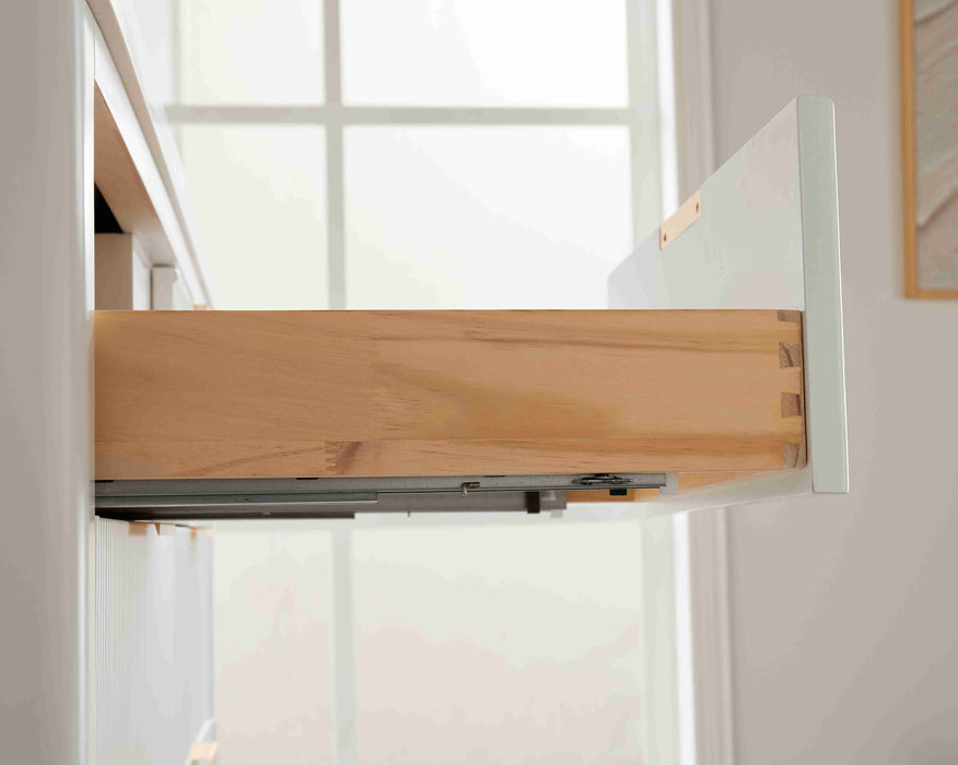 Aster - 48" White , Solid Wood Floor Standing Modern Bathroom Vanity with Quartz Top