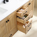 Rose- 72" Antique Oak ,Solid Wood Double Sink Floor Standing Modern Bathroom Vanity, Quartz Countertop  ( PRE-ORDER NOW , ETA: 2026-06-10) - Construction Commodities Supply Inc.