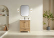 Rose- 30" x 18" Antique Oak , Solid Wood Floor Standing Modern Bathroom Vanity ( PRE-ORDER NOW , ETA: 2026-06-10) - Construction Commodities Supply Inc.