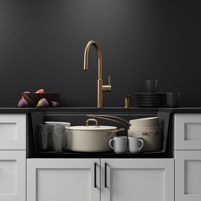 KALIA - Bacia - Kitchen sink 31" Undermount  ( 3 COLORS AVAILABLE )