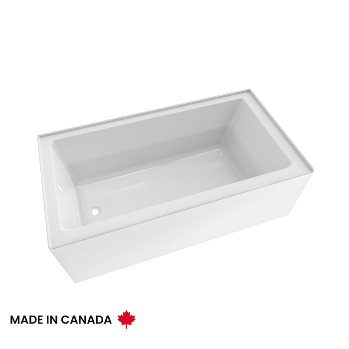 NEPTUNE- ALBANA 32" x 60"  Right Drain Acrylic Alcove Bathtub With Integrated Skirt And Tiling Flange ** PICK UP IN STORE ONLY **