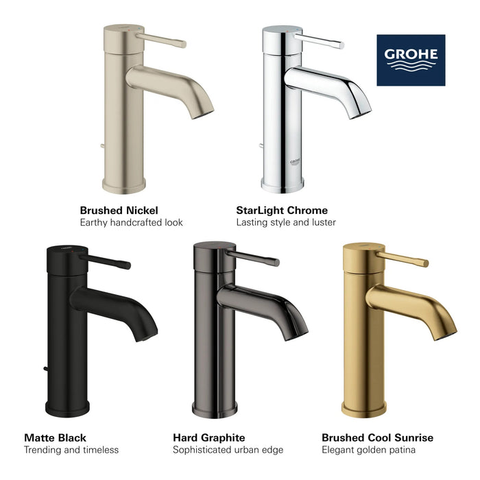 GROHE - Essence New  Single Hole Single-Handle S-Size Bathroom Faucet 4.5 L/min (1.2 gpm)