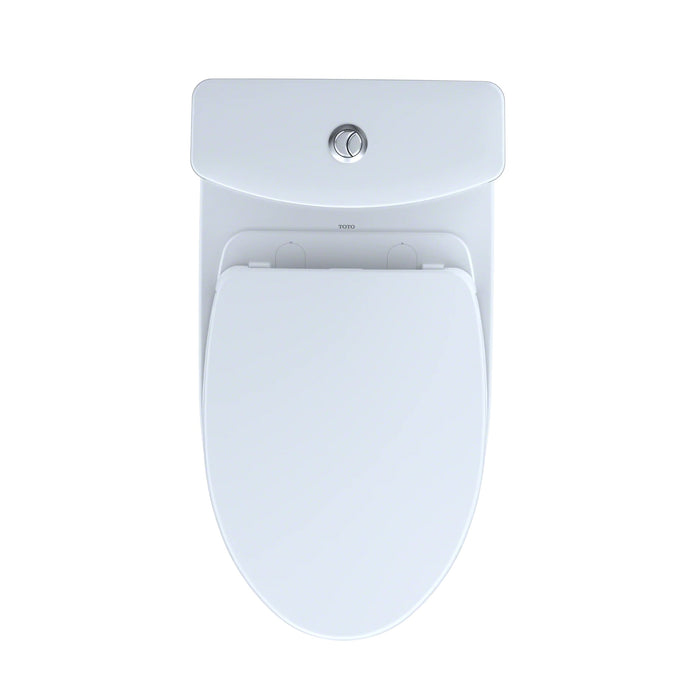 TOTO - Aquia IV, Tow piece Elongated Dual Flush Universal Height Skirted Toilet With Soft Close Seat ** PICK UP IN STORE ONLY ** - Construction Commodities Supply Inc.