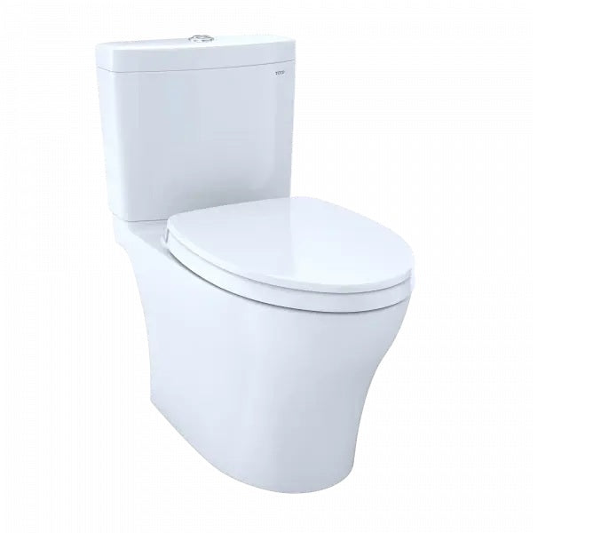 TOTO - Aquia IV, Tow piece Elongated Dual Flush Universal Height Skirted Toilet With Soft Close Seat ** PICK UP IN STORE ONLY ** - Construction Commodities Supply Inc.