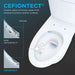 TOTO - Aquia IV, Tow piece Elongated Dual Flush Universal Height Skirted Toilet With Soft Close Seat ** PICK UP IN STORE ONLY ** - Construction Commodities Supply Inc.