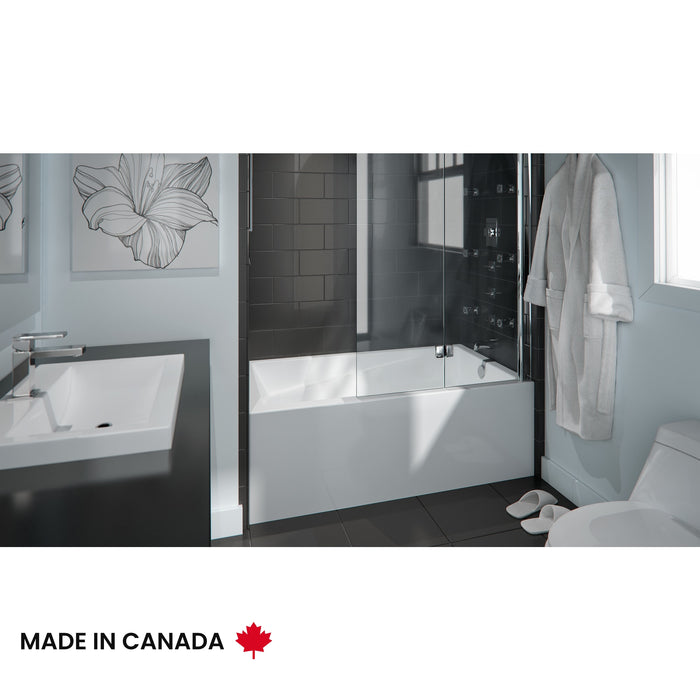 NEPTUNE- Azea 32 x 60 IFS AFR Acrylic Alcove Right-Hand Drain Bathtub in White ** PICK UP IN STORE ONLY **