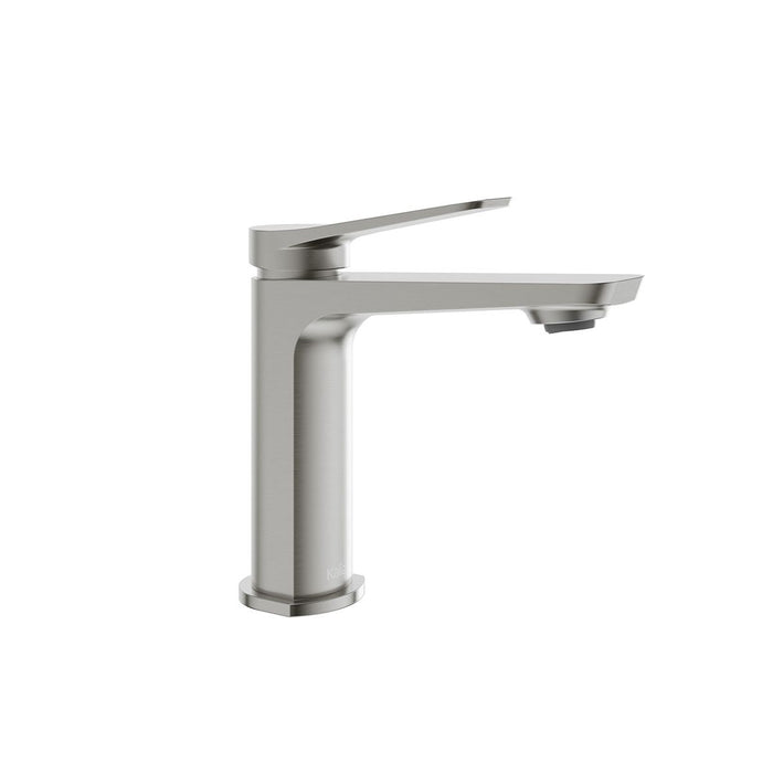 KALIA- MOROKA SINGLE HOLE BRUSHED NICKEL FAUCET WITH POP UP DRAIN