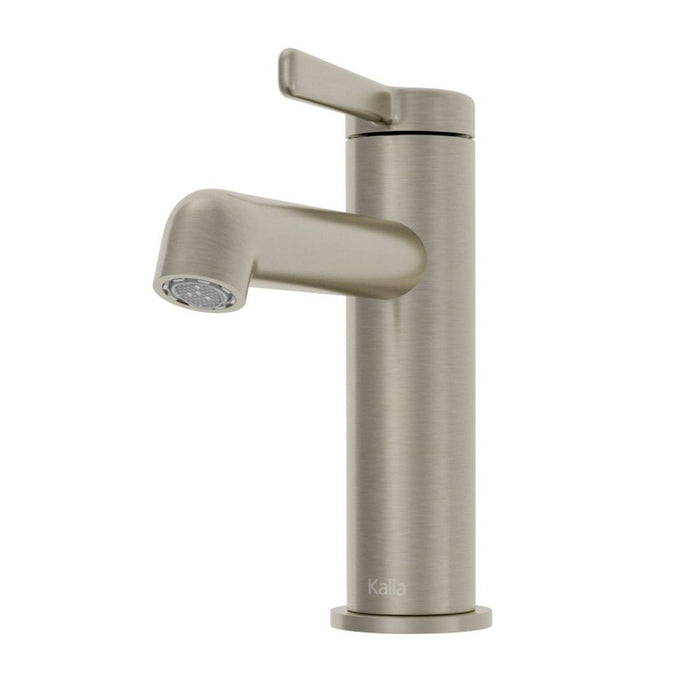 KALIA- ELVA Single hole lavatory faucet with push drain and overflow (4 colors available)