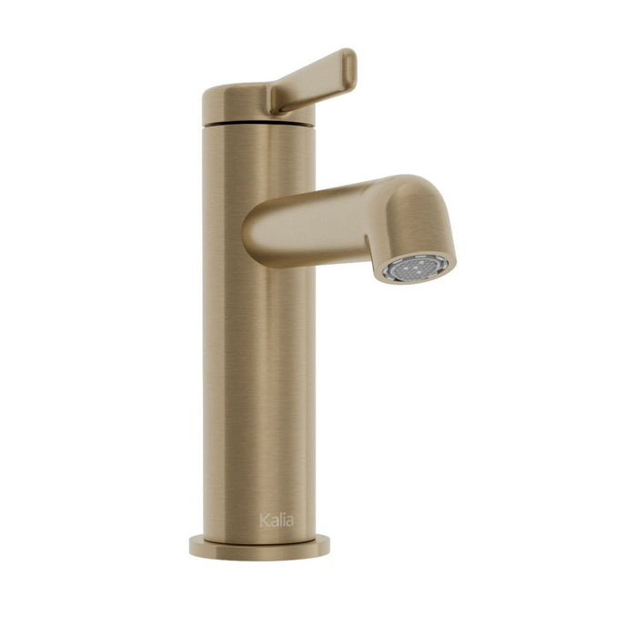 KALIA- ELVA Single hole lavatory faucet with push drain and overflow (4 colors available)