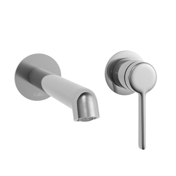 KALIA- ELVA Wallmount lavatory faucet with drain and overflow (4 Colors available)