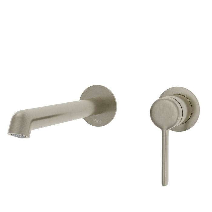 KALIA- ELVA Wallmount lavatory faucet with drain and overflow (4 Colors available)