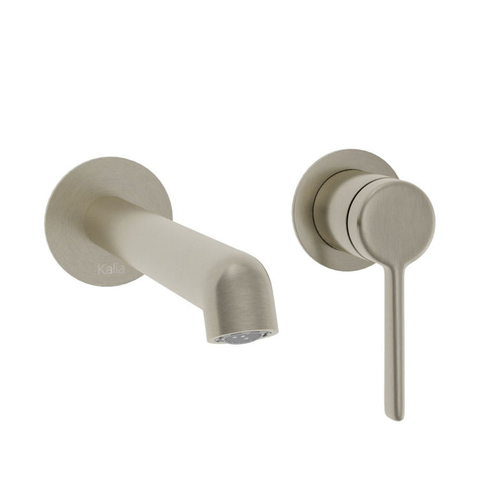 KALIA- ELVA Wallmount lavatory faucet with drain and overflow (4 Colors available)