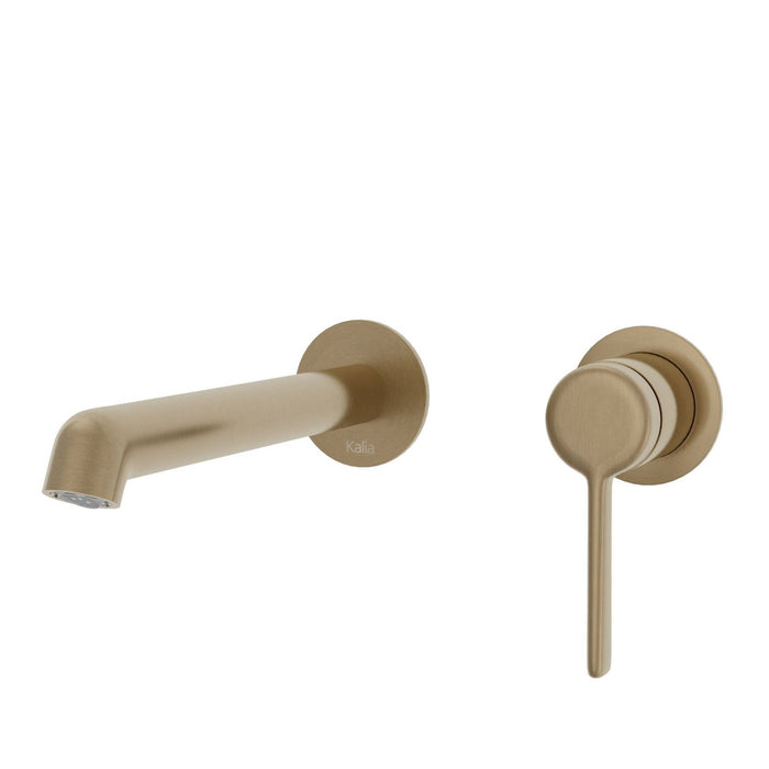 KALIA- ELVA Wallmount lavatory faucet with drain and overflow (4 Colors available)
