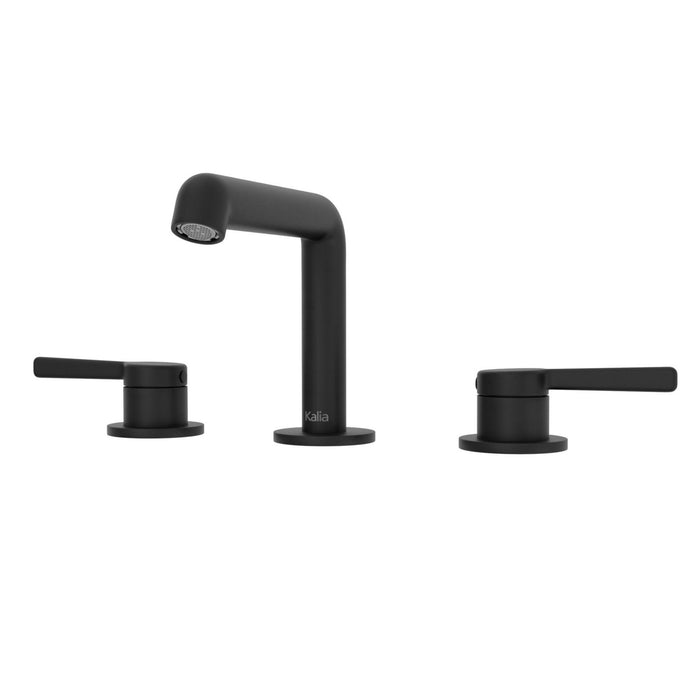 KALIA- ELVA Widespread lavatory faucet with push drain with overflow (4 Colors available)