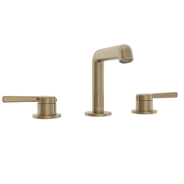 KALIA- ELVA Widespread lavatory faucet with push drain with overflow (4 Colors available)