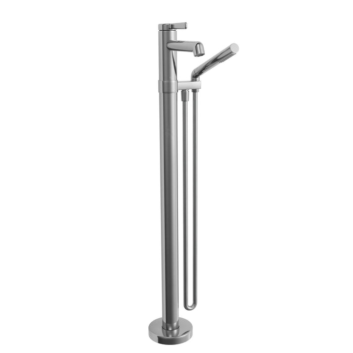 KALIA- ELVA Floormount tub filler with handshower - Rough-in included(4 Colors available)