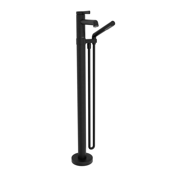 KALIA- ELVA Floormount tub filler with handshower - Rough-in included(4 Colors available)