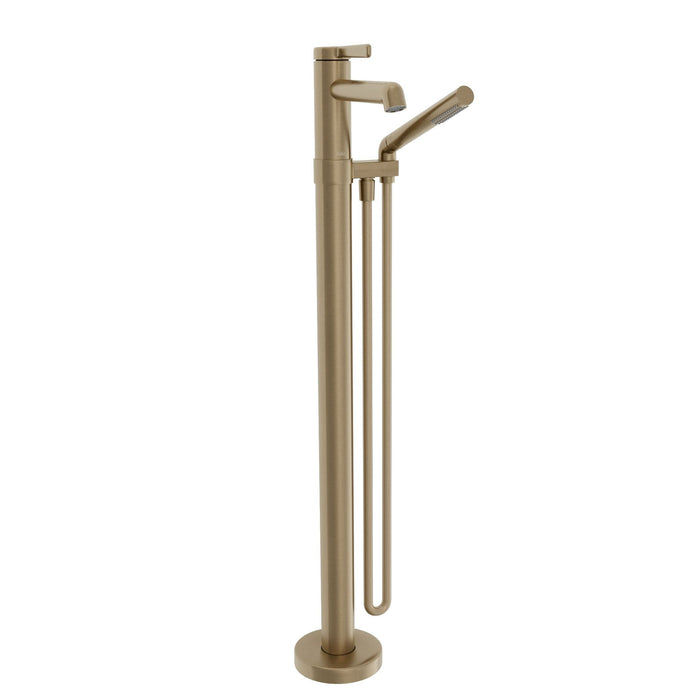 KALIA- ELVA Floormount tub filler with handshower - Rough-in included(4 Colors available)