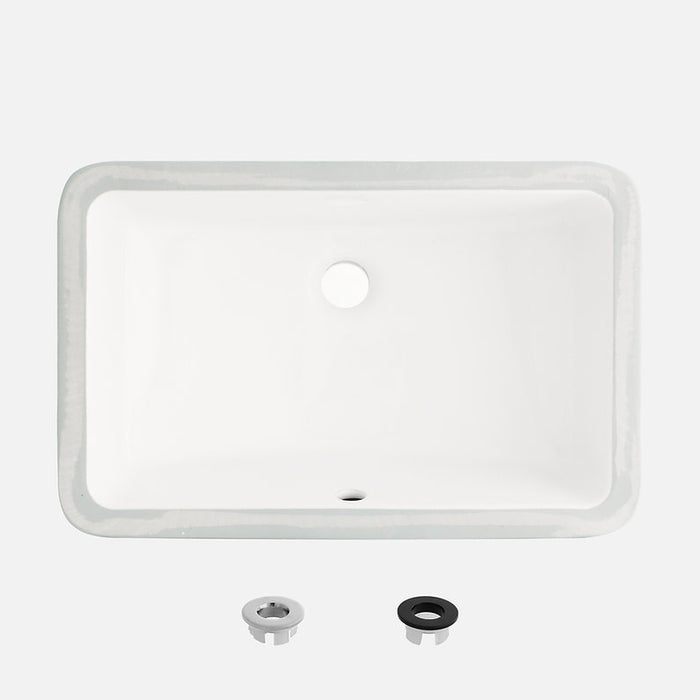 Stylish - 18'' SLEEK P-205 Undermount Sink with Overflow