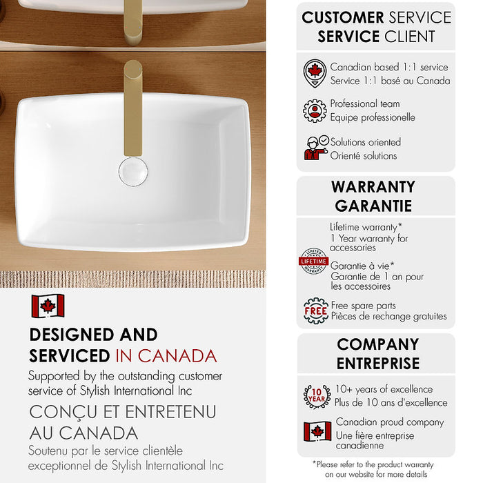 Stylish -19'' COMTEMPO P-220 Vessel Sink