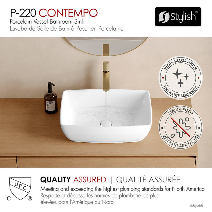 Stylish -19'' COMTEMPO P-220 Vessel Sink
