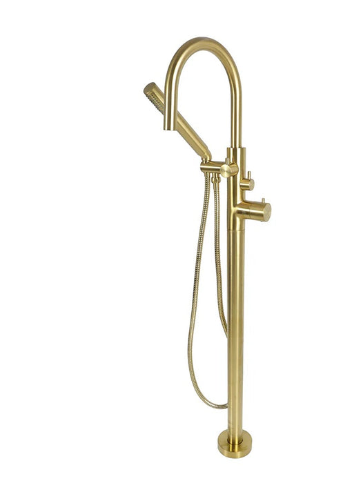 KODAEN-F71106, Brushed Gold Thermostatic Free standing Bathtub Faucet