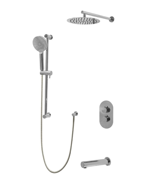 KODAEN-F57104, Three Way Pressure Balance Thermostatic shower set.